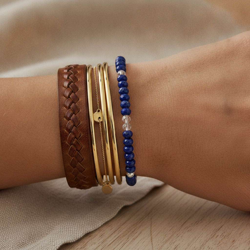 Bracelet and Bangle Stacking: Creating Movement and Sound on Your Wrist